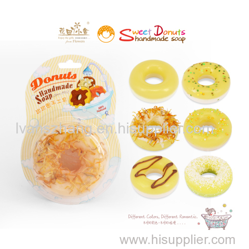 Green Natural Pure Donuts Handmade Soap(45g)