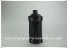 Shampoo 230ml Black Plastic Cosmetic Bottle With Pump Environmental