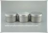Portable 80 Ml White Aluminium Cosmetic Jars For Hair Care Cream