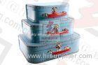 Bule Printed Extra Large Gift Boxes With Lids Clothing Packaging