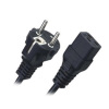 European VDE Three Core Straight Plug 16A Europe power cord