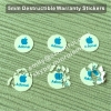 Custom Dia 5mm Self Destructive Label Warranty Void If Seal Broken Or Removed Sticker