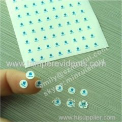 Custom Tamper Proof Screw Seal Stickers Mobile Phone Warranty Screw Seal Stickers