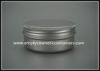 Stackable 50G Aluminum Jars / Empty Makeup Jars With Lids OEM
