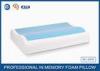 Visco Elastic Bed Blue Layer Contoured Memory Foam Pillow With Cooling Gel