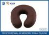 Brown Children Memory Foam Evolution Travel Pillow For Head and Neck Rest