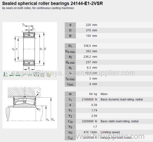 FAG WS22226-E1-2RSR WS22224-E1-2RSR 24136 24038-E1-2VSR 24140-E1-2VSR 24144-E1-2VSR WS22314-E1-2RSR 24040-E1-2VSR