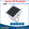 Outdoor waterproof pillar park square landscape spotlight exterior lighting RGBW 24W 42W 64W led rgb DMX floodlight