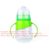 PP040 300ML wide neck PP baby bottles with hands