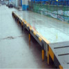truck scale with bollard /guard rail