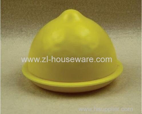 Food Grade Lemon prep box Lemon prep case Lemon storage box Plastic Food Prep Container in lemon shape