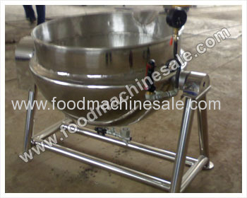 Stainless steel electric/ steam jacketed cooking kettle with agitator used for jam & sugar cooker