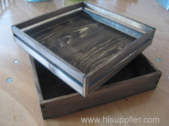 High grade wood fruit tray with competitive price