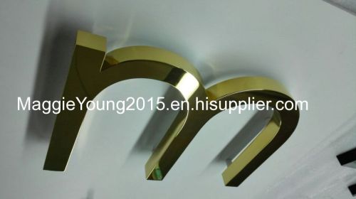 Advertising letters :mirrored stainless steel letter