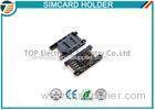 Simple Board Guide Micro SIM Card Holder Surface Mount Right Angle