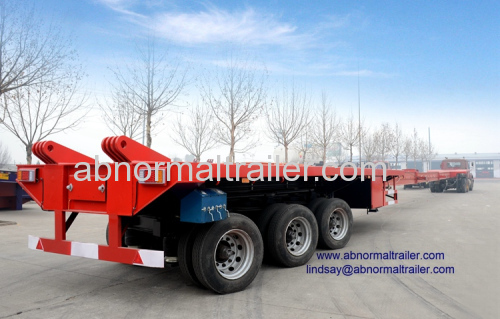 Wind blade extendable trailer