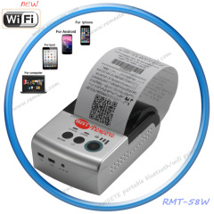 Mini 58mm Pocket Portable WIFI Printer Battery Powered Thermal Receipt Printer Wireless Bill Printer