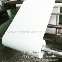 Custom Blank A4 Eggshell Papers Custom Any Size Blank Self Destructive Vinyl Eggshell Sticker Papers