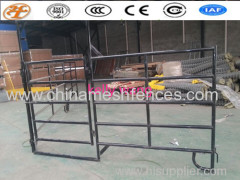 Haotian hot dipped galvanized horse ranch fence with 5 or 6 bars factory