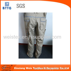 Ysetex hot factory wholesale 100% cotton work welding EN11611 flame retardant pants