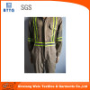 cotton flame retardant fabric safety coverall and safety bib pants