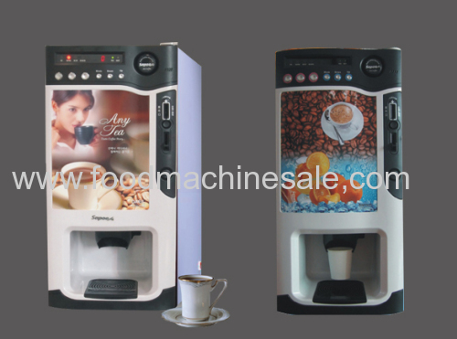 automatic instant tea/latte/mocha coffee vending machine