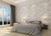 Waterproof Vinyl Country Style Wallpaper with Floral Pattern for Bedroom