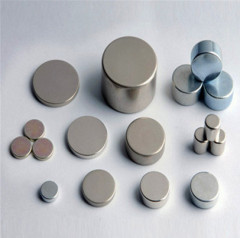 Disc round nickel surface Sintered Neodymium NdFeB magnets N52