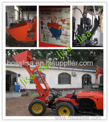 3.small farm used tractor with bucket for machine season sale