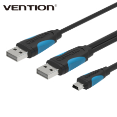 Vention Mini USB Cable Sync Data USB 2.0 Power Supply Charger And Transfer Cable For Computer MP4 MP3 Hard Disk Camera