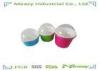 Ice Cream Lids Paper Bowl For Scoop / Milkshake / Salad No Harm To Human