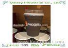 Disposable White or Clear Plastic Lid For High-End Coffee Paper Cup