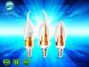 CRI 75 Aluminum LED Candle Light Bulb E14 4W Durable Long Life Span