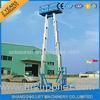 12m Hydraulic 2 Post Aluminum Alloy Man Lift Rental For Aerial Wok Platform