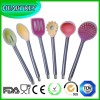 Premium Kitchen Utensils 6 Piece Set Non-stick Silicone Ladle Slotted Turner Spoon Spatula