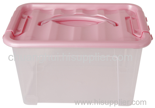 Hot sale High quality colorful plastic storage box with lock