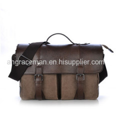 vintage men canvas handbag