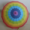 21''*16K Rainbow Umbrella with EVA Handle