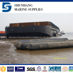 Inflatable floating salvage marine rubber airbags