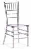 white resin chiavari chair with cushion in factory price