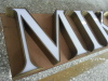 stainless steel light box letter