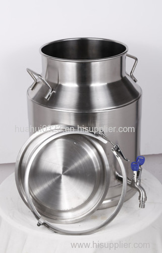 304/316l stainless steel wine drum with spigot