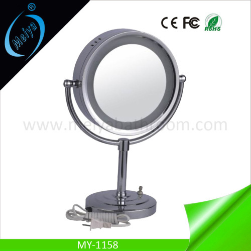 LED modern standing mirror wedding table decoration mirror with lights