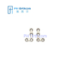 Titanium Mini L-shaped Plate for Maxillofacial Surgery thickness 1.0mm 4 holes without bridge