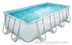 Summer Waves Elite Rectangular Frame Pool Set 18