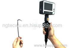 4ways Industrial Endoscope video borescope with mini inspection camera 3mm Aircraft manufacturing test tool