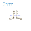 Titanium Mini L-shaped Plate 110° for Maxillofacial Surgery thickness 1.0mm 5 holes with bridge