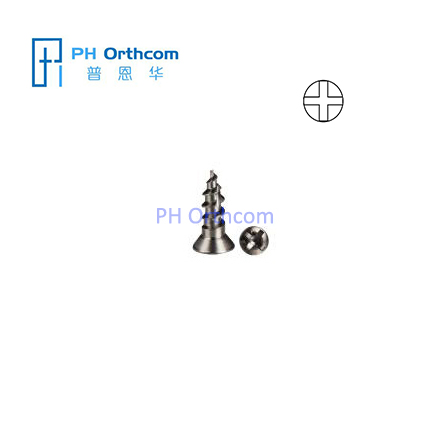 Titanium Self-drilling Mini Screws Diameter 2.0mm Length 4/5/6/7/8/9/10mm Cranio-Maxillofacial Surgery