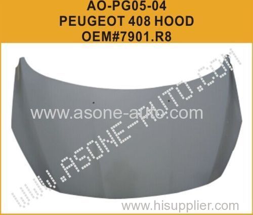 AsOne Hood/Bonnet For Peugeot 408 Auto Kit OEM=7901.R8