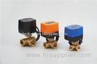Motor Driven 2 port 1/2'' Electric Ball Valve For Water Heating System G Thread